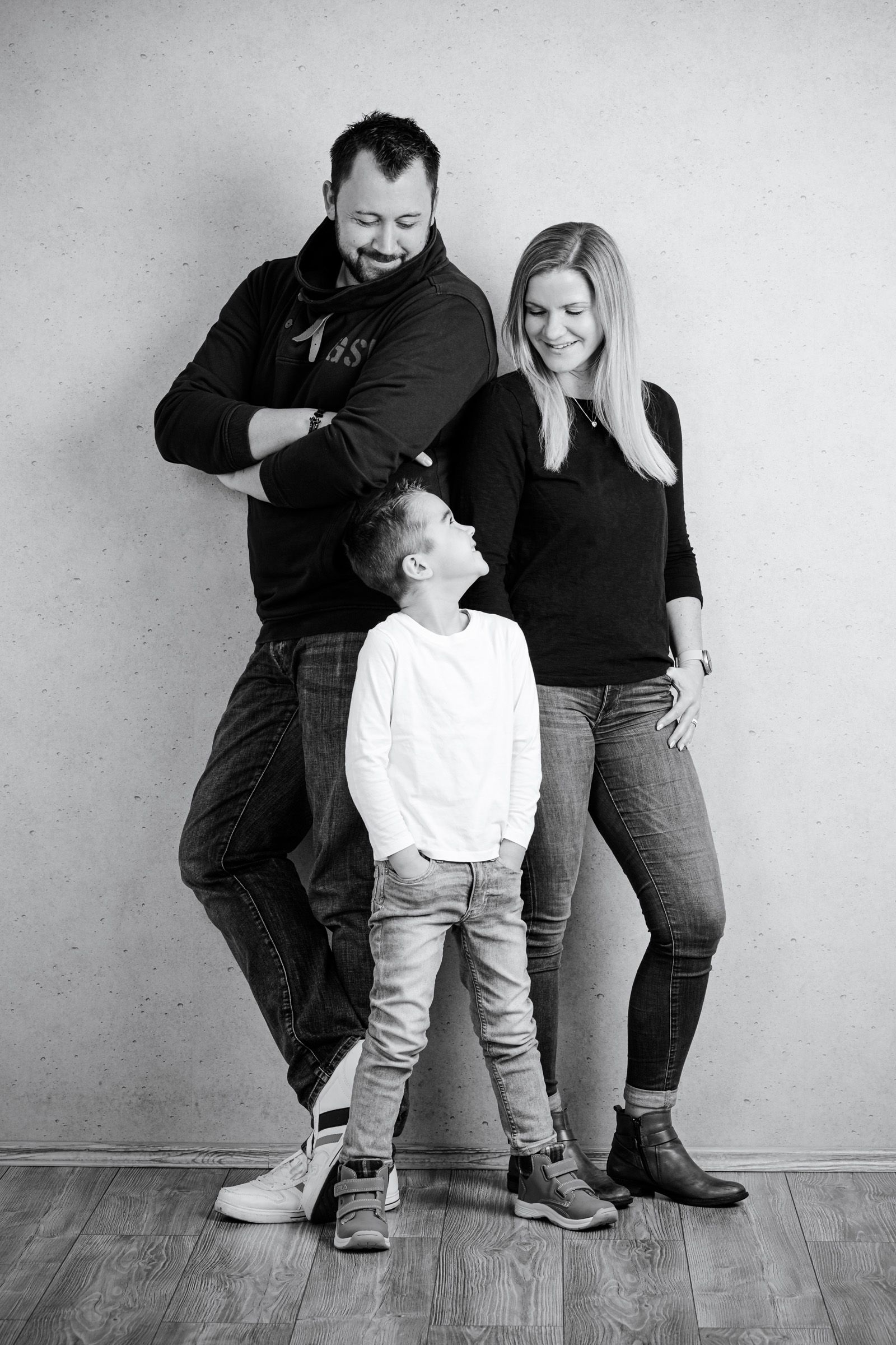 lässige Familienfotos Frankfurt