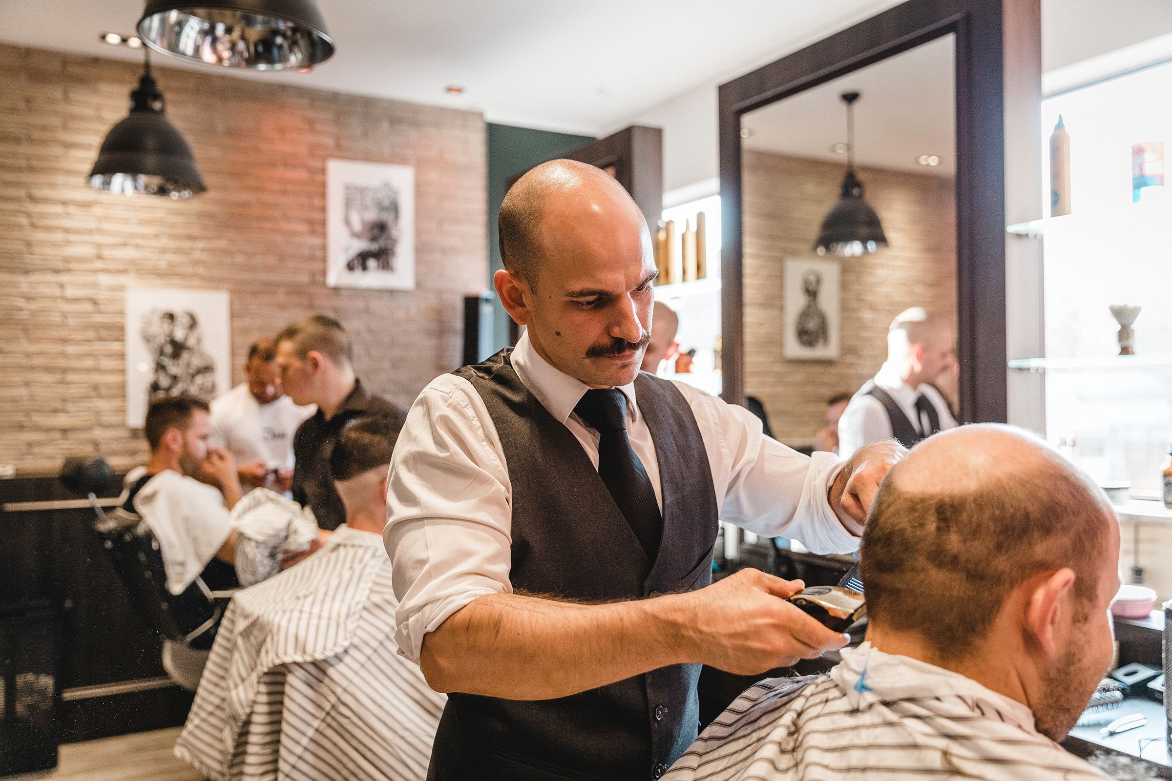 Fotoshooting im Barbershop