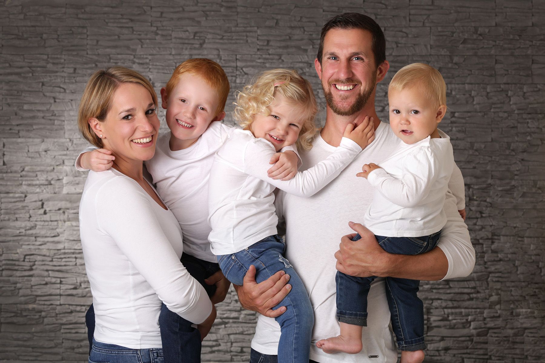 Großfamilie Fotoshooting