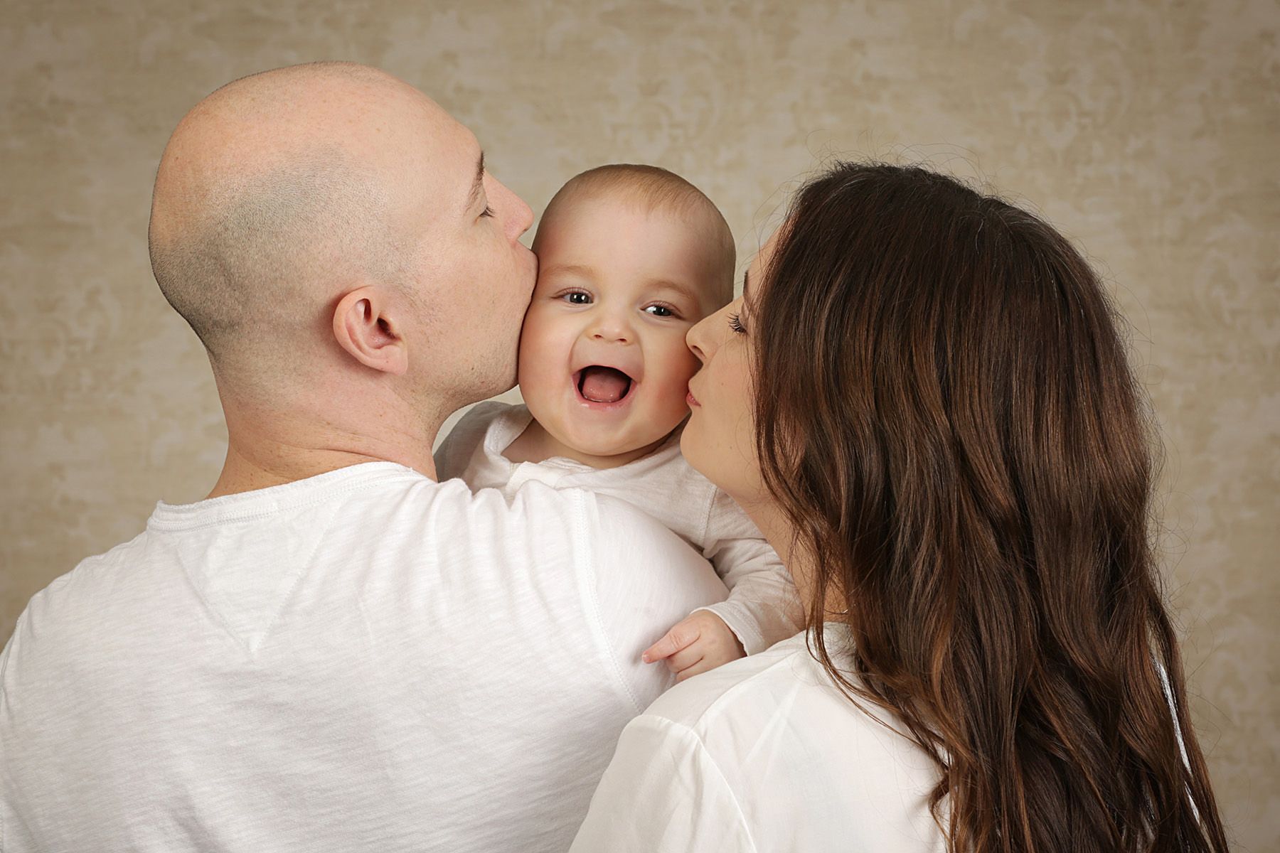 moderne Familienfotos