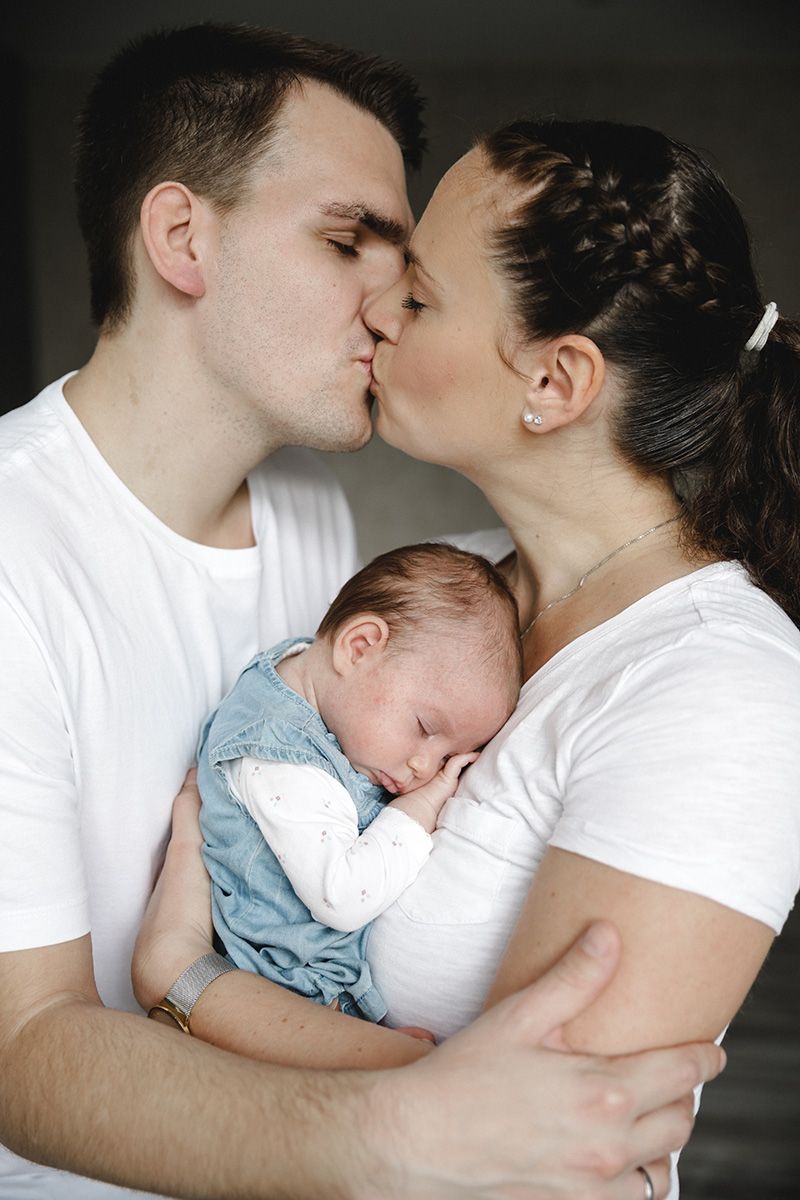 Familienfotografie mit Nachwuchs