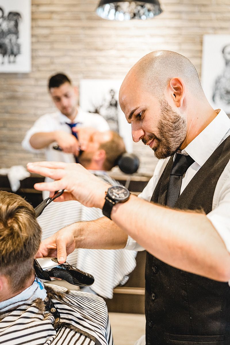 Fotoshooting im Barbershop