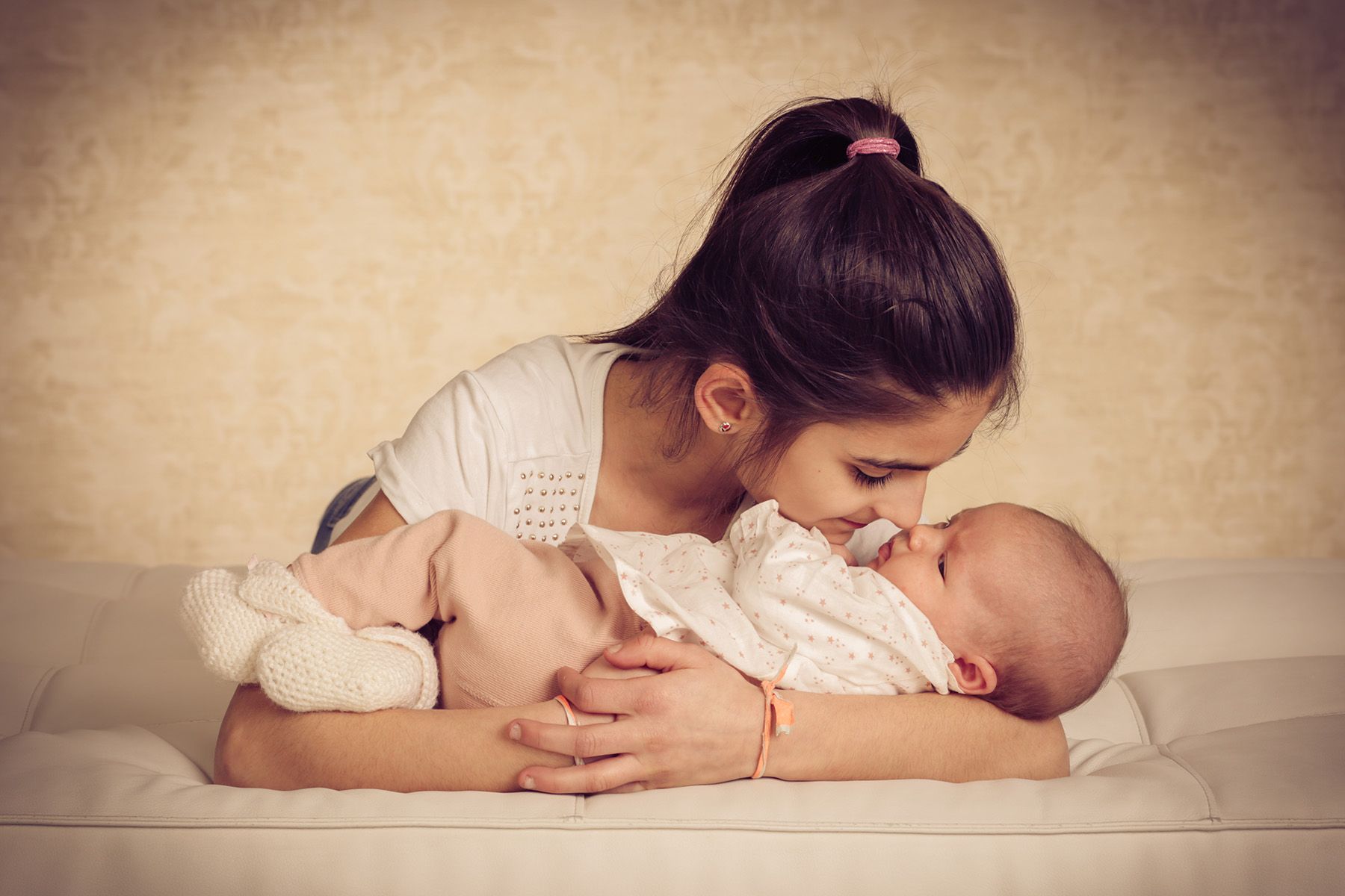 Kuschelfoto Schwestern