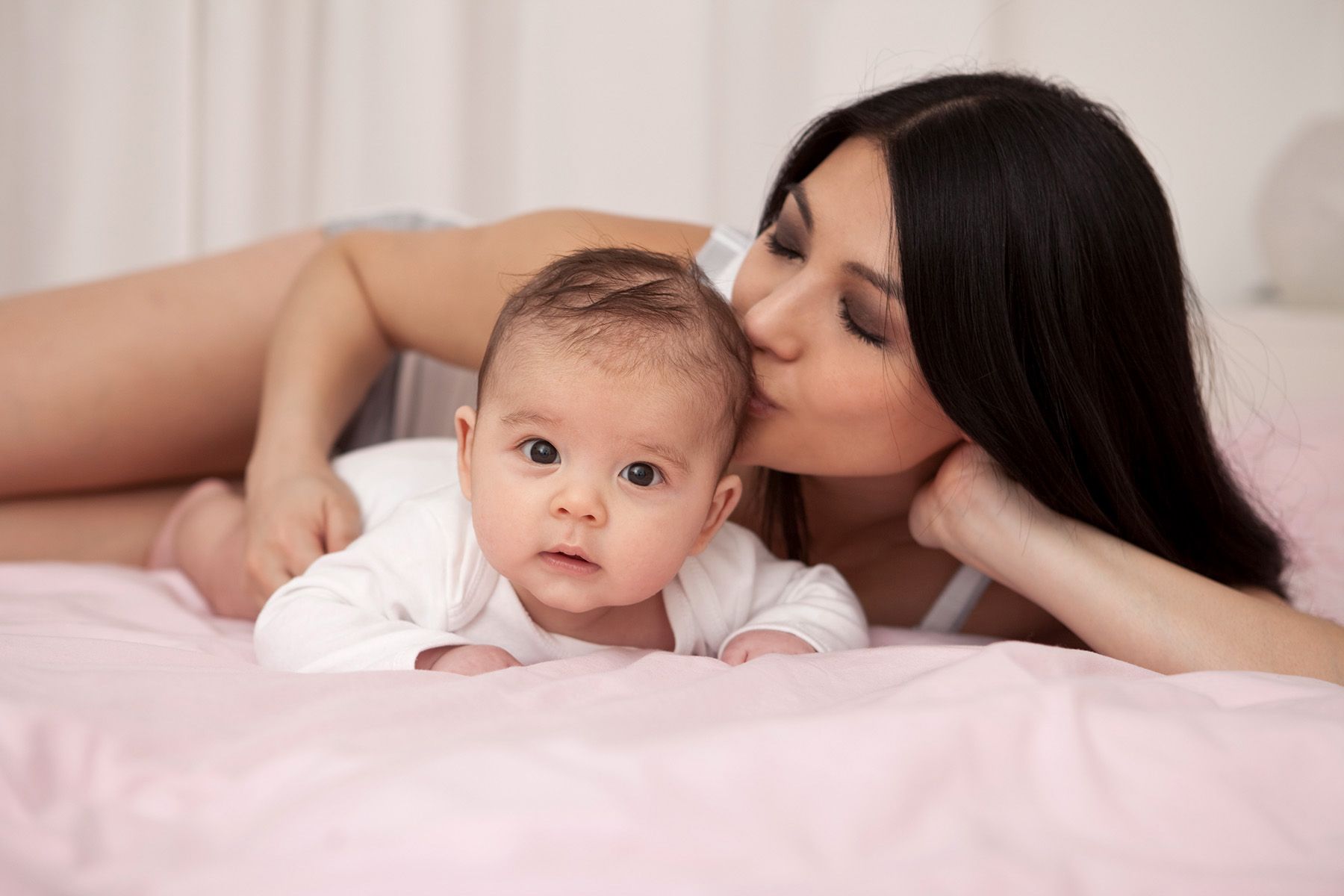 Mutter mit Sohn Fotoshoot