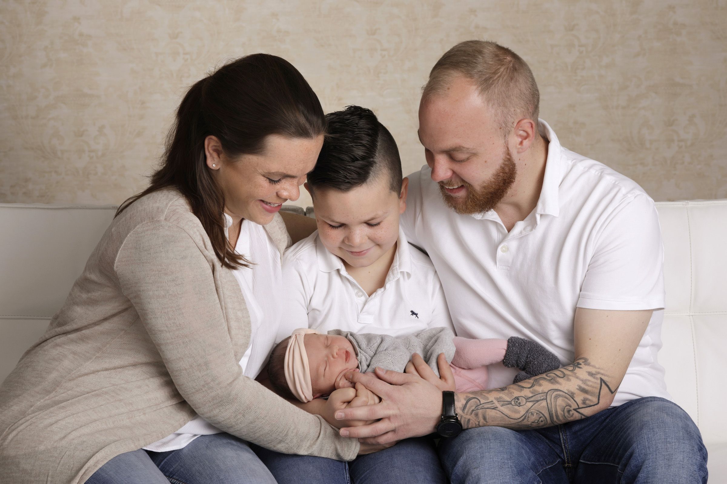 Familienfotografie mit zwei Kindern Frankfurt